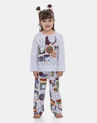 Pijama Manga Longa e Calça