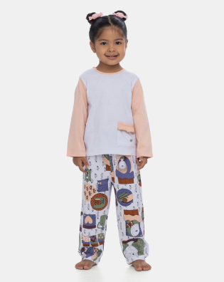 Pijama Manga Longa e Calça