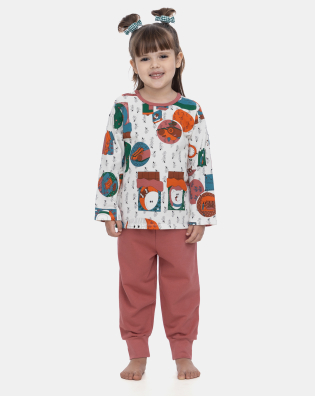 Pijama Manga Longa e Calça
