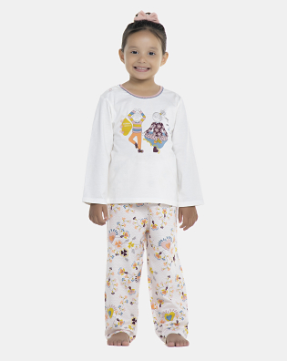 Pijama Feminino Baby Manga Longa e Calça