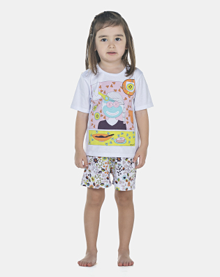 Pijama Feminino Baby Manga Curta e Short
