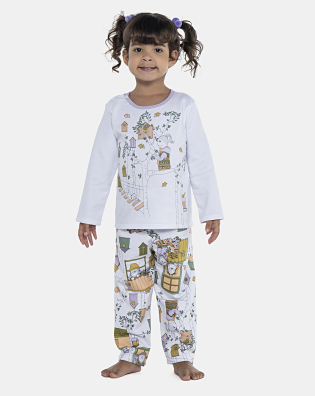 Pijama Feminino Baby Manga Longa e Calça Moletinho