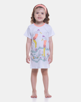 Camisão manga curta              