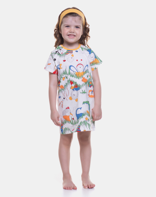 Camisão manga curta
