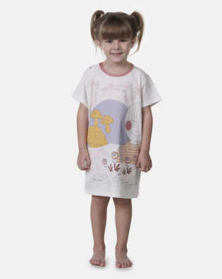 Camisão manga curta            