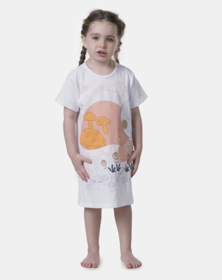Camisão manga curta              
