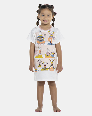 Camisão Feminino Baby Manga Curta