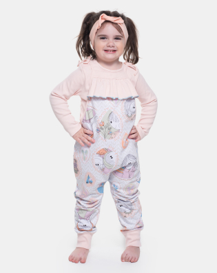 Homewear Macacão Manga Longa