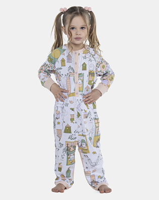 Macacão Feminino Baby Manga Longa