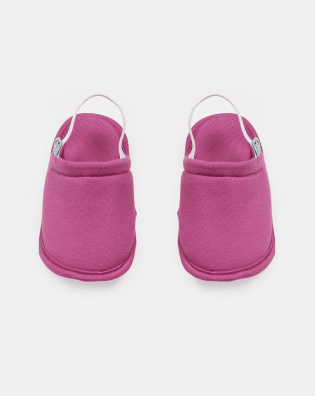 Pantufa Infantil Feminina Fechada 1 a 4 anos Fucsia