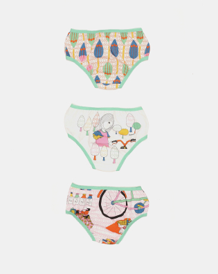 Sonhart Kit Calcinha 3 Peças Estampada