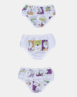 Kit Calcinha Feminino Baby