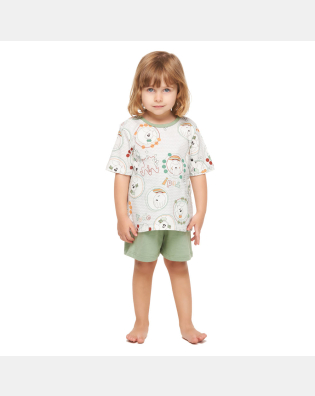 Conjunto Unissex Baby Manga Curta e Short