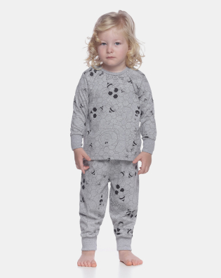 Conjunto Unissex Baby Manga Longa e Calça Com Punho