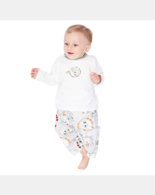 Pijama manga longa e calça