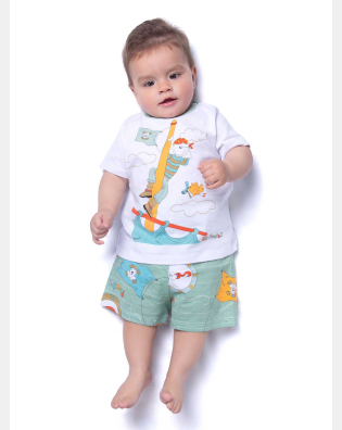 PIJAMA MANGA CURTA E SHORT