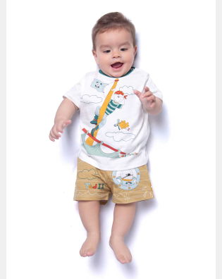 PIJAMA MANGA CURTA E SHORT