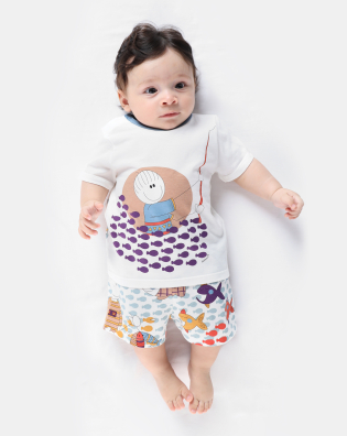 Pijama manga curta e short    