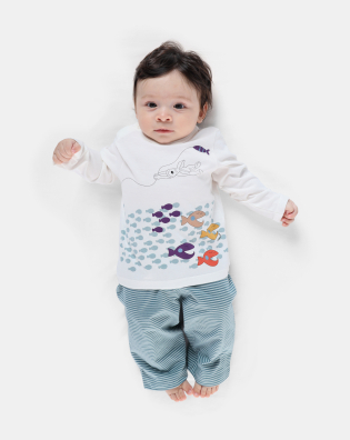 Pijama manga longa e calça
