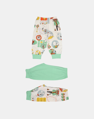 Kit Mijão Longo Bebê Menino Estampado