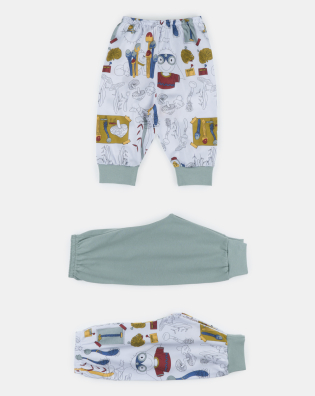 Kit mijão Bebê Menino longo Estampado