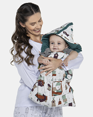 Saco de Dormir  Masculino Bebe Estampa Corrida