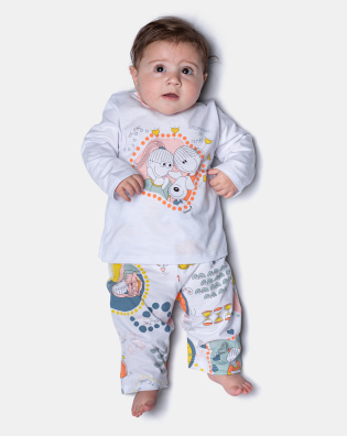Pijama Manga Longa e Calça