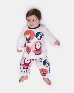 Pijama Manga Longa e Calça