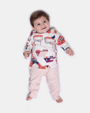 Pijama Body Manga Longa e Calça