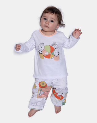 Pijama Manga Longa e Calça
