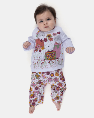 Pijama Manga Longa e Calça