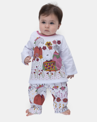 Pijama Manga Longa e Calça