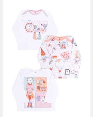 KIT PAGÃO MANGA LONGA