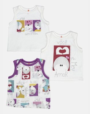 Kit Pagão Feminino Bebe Regata
