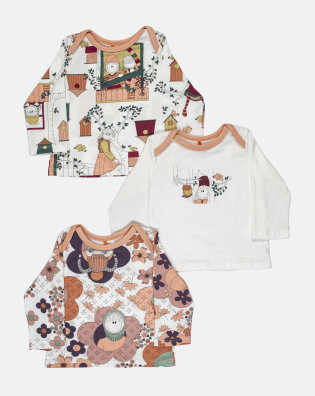 Kit Pagão Feminino Bebe Manga Longa