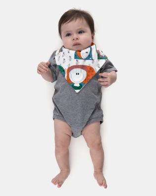 Babador Para Bebê Menina Sonhart Atoalhado Estampado