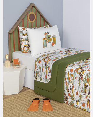 Edredom Solteiro Masculino