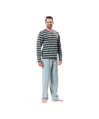 Pijama manga longa e calça 