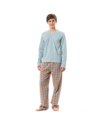 Pijama manga longa e calça  