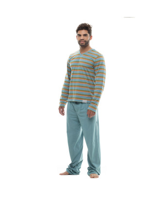 Pijama manga longa e calça         