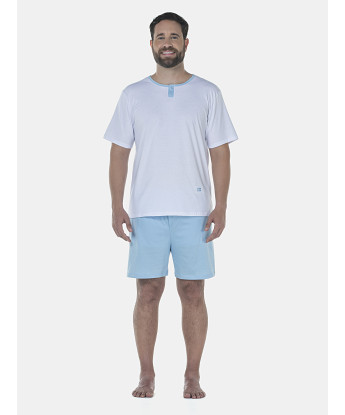 Pijama Masculino Adulto Manga Curta e Short