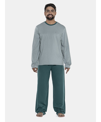 Pijama Masculino Adulto Manga Longa e Calça