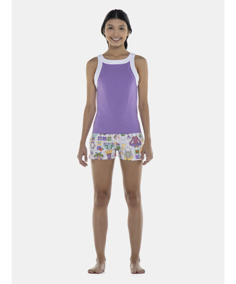 Pijama Feminino Adulto Regata e Short