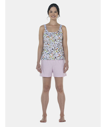 Pijama Feminino Adulto Regata e Short