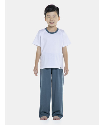 Pijama Masculino Kids Manga Curta e Calça