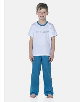 Pijama Masculino Kids Manga Curta e Calça