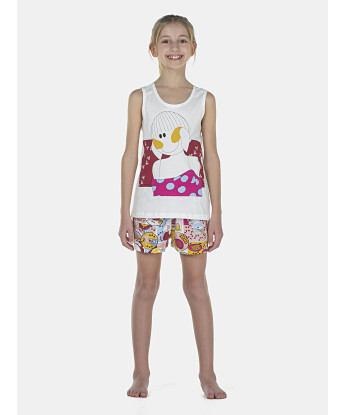 Pijama Feminino Kids Regata e Short