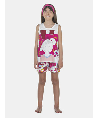 Pijama Feminino Kids Regata e Short