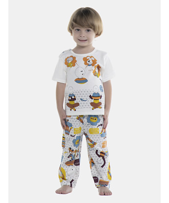 Pijama Masculino Baby Manga Curta e Calça