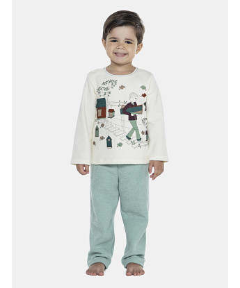 Pijama Masculino Baby Manga Longa e Calça Plush